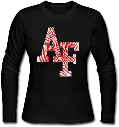 Womens 1 United States Air Force Academy Long Sleeve O-Neck Shirt M Black