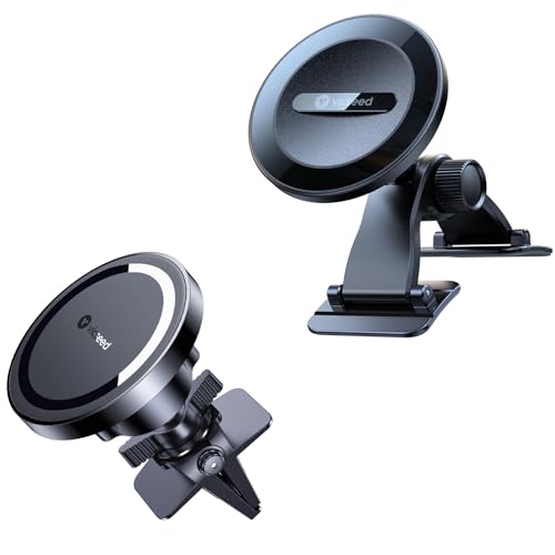 VICSEED Universal magsafe car Mount Dashboard + magsafe car Vent Mount