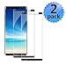 [2 Pack] Samsung Galaxy Note 9 Tempered Glass Screen Protector, Xacxin [HD Clear][Anti-Bubble][9H Hardness][Anti-Scratch][Anti-Fingerprint] Screen Protector Note 9 Black