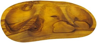 Arte Legno Three Section Dish Made From 100% Olive Wood with Unique Patterning