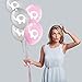 Pink Elephant Latex Balloons, 12 Inch (16pcs) Grey Girl Baby Shower or Birthday Party Decorations Supplies