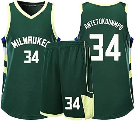 LCY Camiseta de Baloncesto de los Hombres - Bucks de la NBA Jersey ...