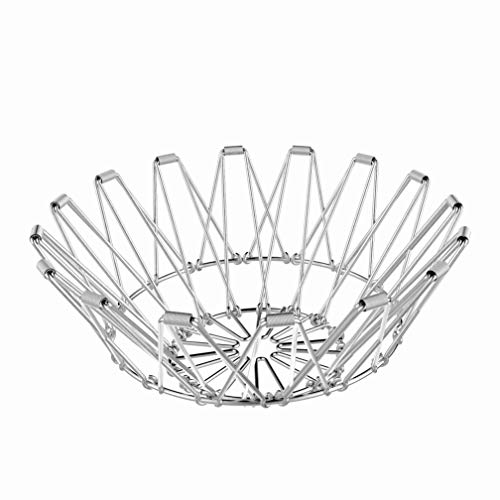 image for AMDOHAI Magic Wire Basket, Deformable Fruit Tray, Transform Wire Bowl 