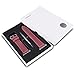 Apple Watch Band 38mm, Fullmosa Mosa Calf Leather Strap Replacement Band with Stainless Metal Clasp for iWatch Series 1 Series 2, Red,38mm