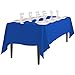 LinenTablecloth 70 x 120-Inch Rectangular Polyester Tablecloth Royal Blue