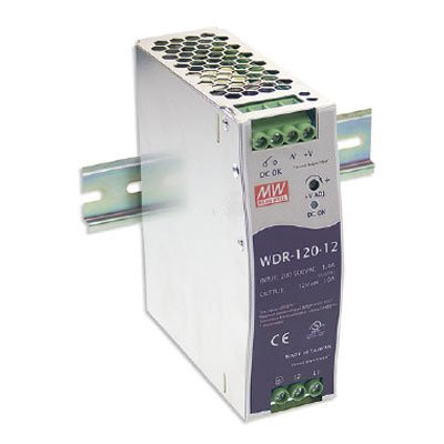 WDR-120-12 AC/DC Power Supply Single-OUT 12V 10A 120W 7-Pin