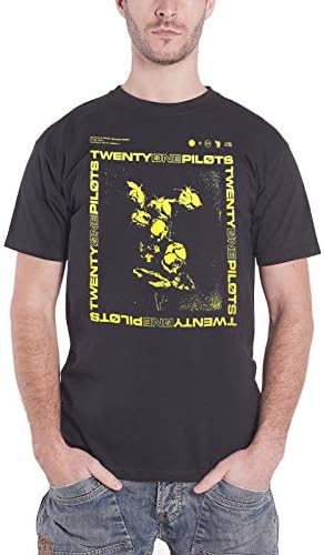 Twenty One Pilots T Shirt Trench Wilt Box Band Logo Official Mens Black