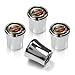 Chrysler Logo Chrome Tire Stem Valve Caps
