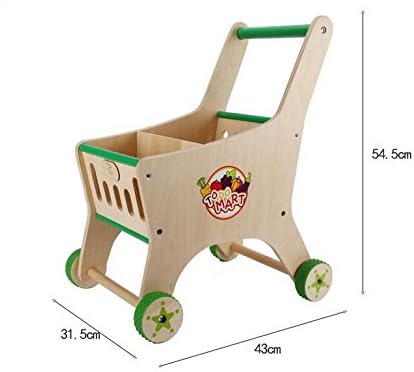 Amazon Huaruiおままごと ミニーショッピングカート 可愛い 買い物かご カート 子供のプレゼント 手押し車 プルトイ おもちゃ