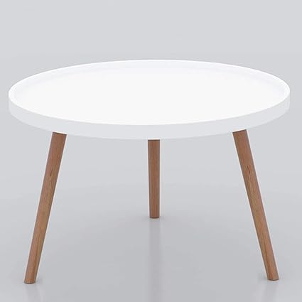 Amazon Com Zaybj Xrxy Side Table Solid Color Wooden Side Table