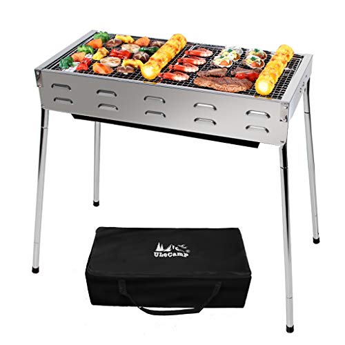 Barbeques Galore 32inch Turbo Charcoal Builtin Stainless Steel BBQ