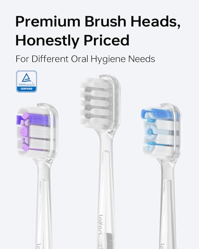 Laifen Wave Electric Toothbrush, Oscillating and Vibrating, Sonic Electric Toothbrush with 3 Heads, IPX7, Waterproof, Magnetic, Rechargeable, Travel Toothbrush (Starry Sky Silver)