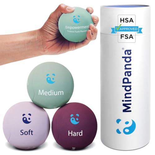 MindPanda Stress Balls for Adults HSA/FSA Approved Hand Therapy