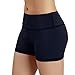 ODODOS Women’s Yoga Short Tummy Control Workout Running Athletic Non See-Through Yoga Shorts with Hidden Pocket,Navy,X-Smallthumb 4
