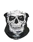 iHeartRaves Skeleton Face Gaiter Neck Mask for Men