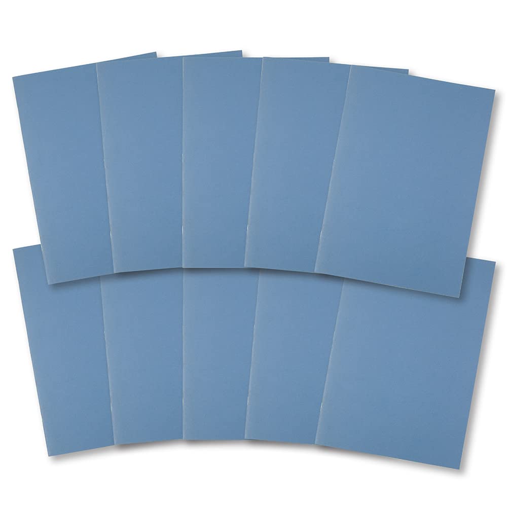 Cambridge A4 Counsels Notebook, 96 Page, Lined, Blue Card Cover โ Pack of 10