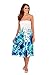 Martildo Fashion, Ladies Floral 3 in 1 Cotton Summer Dress, Blue, Medium (UK 12-14)