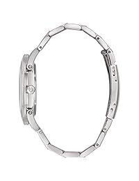Bulova 96B220 de los hombres clásico reloj de visualización color blanco de cuarzo japonés analógico