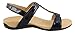Vionic Women's Rest Farra Backstrap Sandal - Ladies Adjustable Sandals with Concealed Orthotic Support Navy Patent 8 Medium US