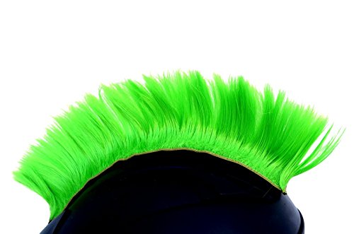 image for Helmets inc. Lime Green Motorcycle Mohawk Ski Snowboard Helmet Mohawk 