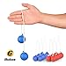 Ladder Toss Ball Game Set - Box Shaped Sturdy & Stable Base – 6 Toss Bolos with Thick Rope – Built-in Score Tracker – Ideal for Indoor/Outdoor Game - With Backpack Bag – Easy Setup – 2-4 Player