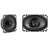 Kicker KSC4604 KSC460 4x6 Coax Speakers with .5" tweeters 4-Ohm