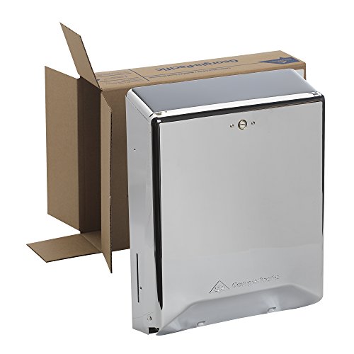 Pacific 56620 Combination CFold / Multifold Paper Towel Dispenser, Stainless Steel