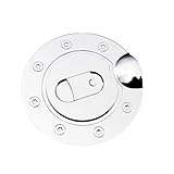 E-Autogrilles Triple Chrome Plated ABS Gas Door Cover for 04-08 Ford F-150 (Not Fit 2004 Heritage or Flareside Models) (66-2202)