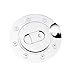 E-Autogrilles Triple Chrome Plated ABS Gas Door Cover for 04-08 Ford F-150 (Not Fit 2004 Heritage or Flareside Models) (66-2202)