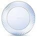 Chinet Cut Crystal Clear Plastic 10 inch Plates 20ct (2 Pack - 40 plates total)