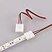 iCreating 8mm 2 Pin LED Strip Light Connector with Pigtail (10pcs), 3528 Flexible LED Connector Solderless Clamp On Pigtail Adapter for 8mm Wide SMD 3528 2835 Single Color Flexible LED Tape