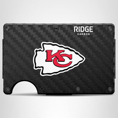 Ridge Wallet - Kansas City Chiefs - Carbon Fiber 3k