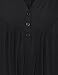 Bebonnie Womens Blouses, Womans Henley Tunic Lightweight Ladies Shirt Short Sleeve Tee Black XXXL
