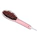 Hair straightener,PrettyQueen Professional Detangling Hair Brush Hair Styling Comb Digital Anti Static Anti-Scald Ceramic Heating Iron Pink Hair Massage Straightening Irons
