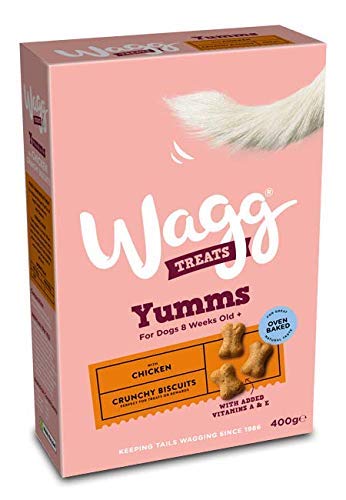 Wagg Mmms Dog Biscuits with Chicken 400gm, Case of 5