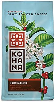 Kohana Coffee Slow Roasted Coffee Blend Beans, 5 Pound