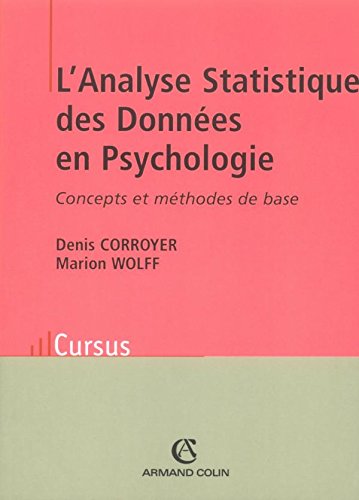 L' analyse statistique des données en psychologie