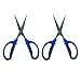 Happy Hydro - Trimming Scissors - Straight Tip - 60mm Teflon Blades - Ergonomic Comfort Grip Handles - 2 Pack primary