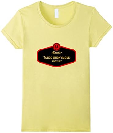 Womens Taco Anonymous Shirt XL Lemon