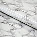 Adhesive Craft Marble Vinyl Paper Roll Granite Gray/White | Perfect for Kitchen & Bathroom Countertop Upgrades | Cover Cabinets Furniture Walls with Thick Waterproof Peel and Stick Contact Wallpaper primary