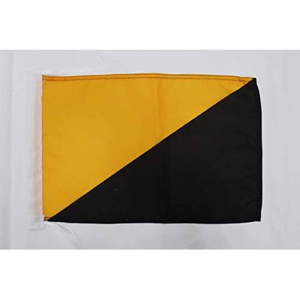 AZ FLAG - Anarcho-mutualism Flag - 18'' x 12'' - 100% Polyester anarchist mutualist - anarchism Small Banner with Two Cords - Fade Resistant - Vivid Colors - 18x12 in - 45x30 Cm