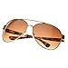 SWG EYEWEAR UV400 Lens Technology – Unisex 5007 Metal Frame pilot Brown Gradient