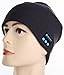 iSuperb Cool Bluetooth Wireless Music Beanie Hat With Microphone & Stereo Headphone Hands Free, Best Christmas Gift (Bluetooth Beanie Grey)