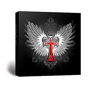 Wall26-Canvas Wall Art-Dragon Wings-Giclee Painting Wall Bedroom Living House Decoration Home Art - 12x12 inches