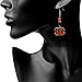 NFL Siskiyou Sports Womens Cincinnati Bengals Fan Bead Dangle Earrings One Size Team Color