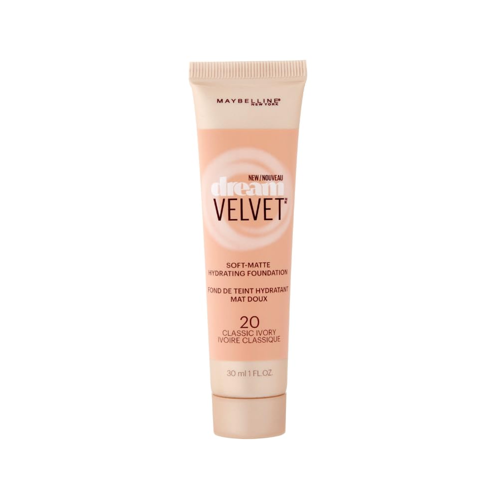 Maybelline New York Dream Velvet Soft Matte Foundation 30ml - 20 Classic Ivory