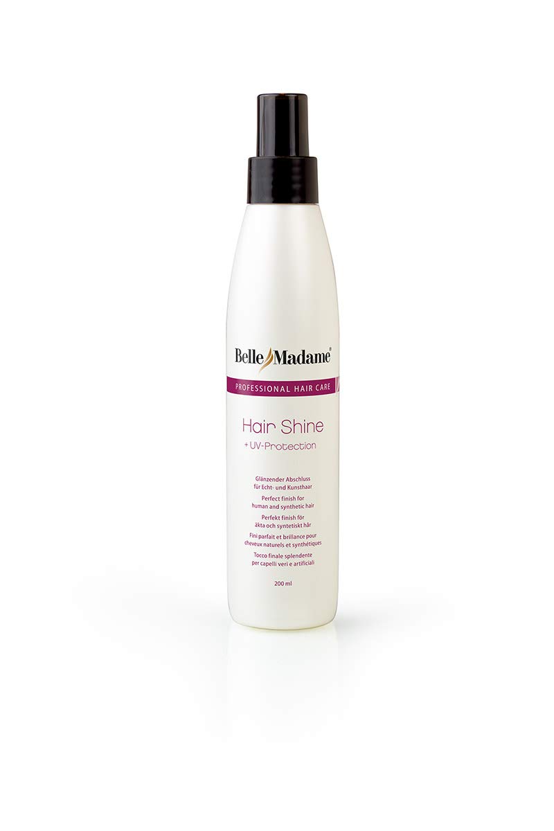 Belle Madame Hair Shine - UV Protection, Moisturizing, Shine Spray for Real & Synthetic Hair - 200 ml