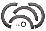 Lund RX311S Elite Series Black Rivet Style Standard Front and Rear Fender Flare - 4 Piece