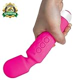 Mini Wand Massager, Waterproof Personal Body Massage with 10 Powerful Speeds