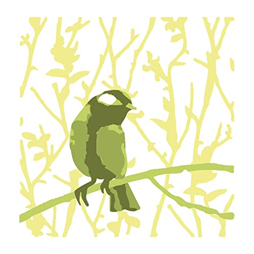 Sizzix Layered Stencils 4PK Bird & Branches by Olivia Rose, One Size